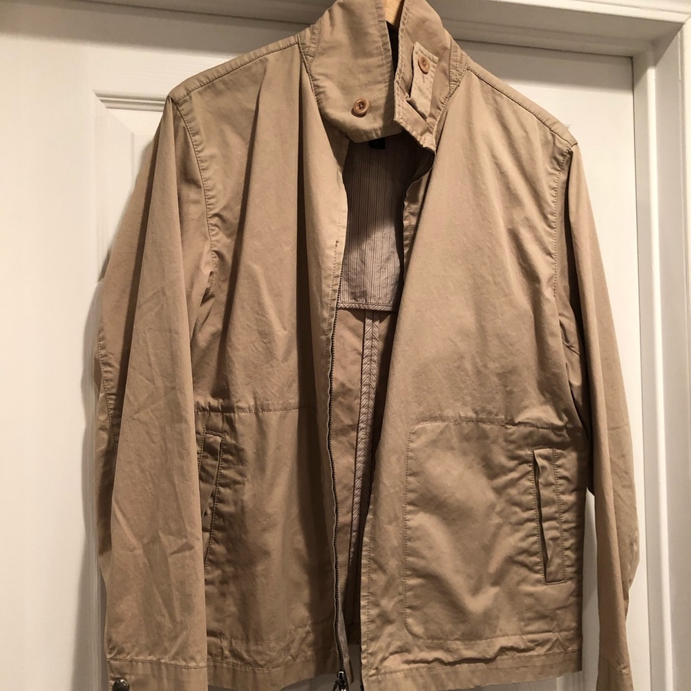 Banana Republic Men's Small Tan Jacket 100% Cotton - Picture 2 of 7